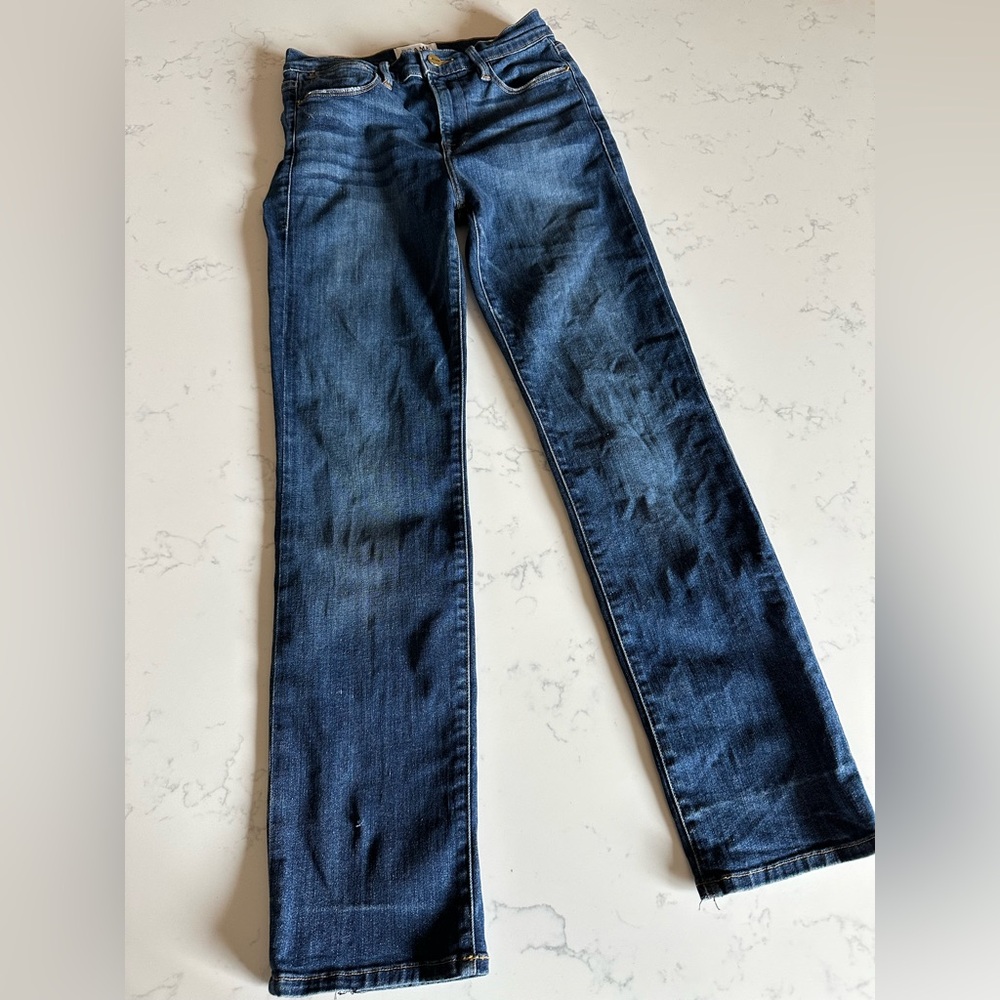 FRAME jeans Le High Straight Classic Blue Women's Jeans size 26